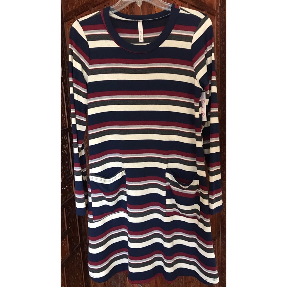 That Fall Feeling Striped Dress